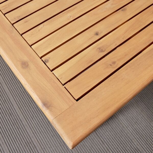 طاولة خارجية قابلة للطي ليزي ساترداي - بني