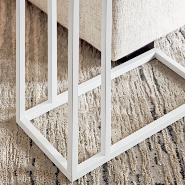 طاولة جانبيّة - دولوس - ابيض