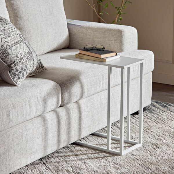 طاولة جانبيّة - دولوس - ابيض