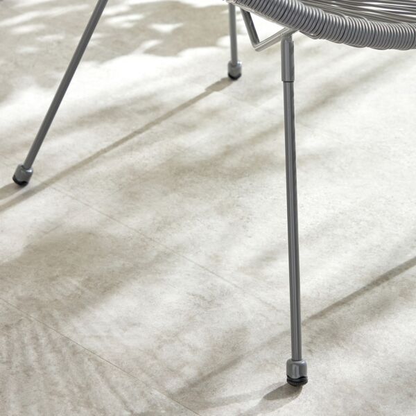 كرسي جلسة خارجية ايج - رمادي