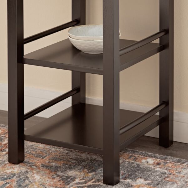 طقم طاولة طعام مرتفعة بسطح خشبي مقعدين - تامبا