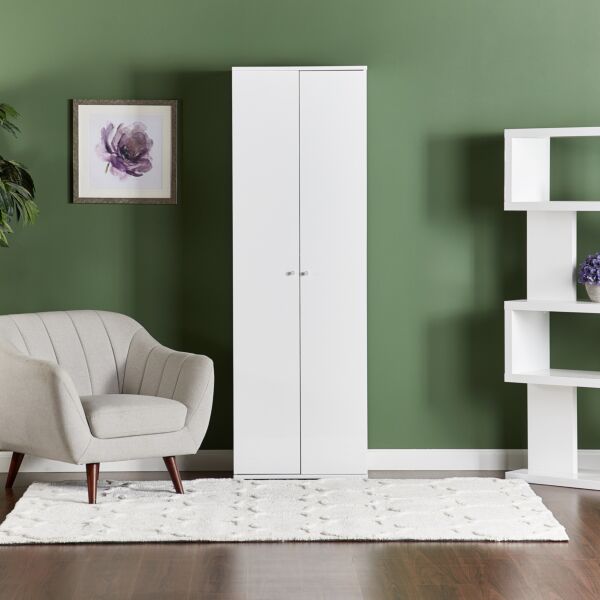 خزانة أحذية 34 زوج- روبن - ابيض