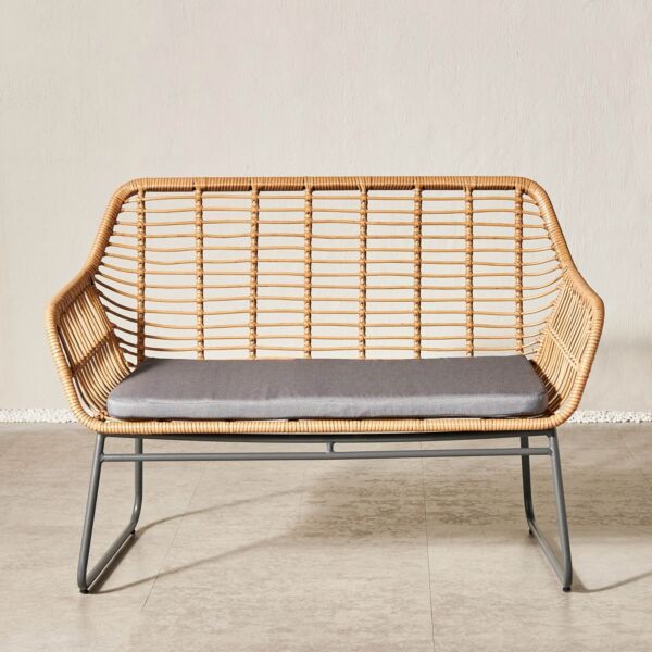 طقم جلسة خارجية 4 مقاعد داريوس - بني