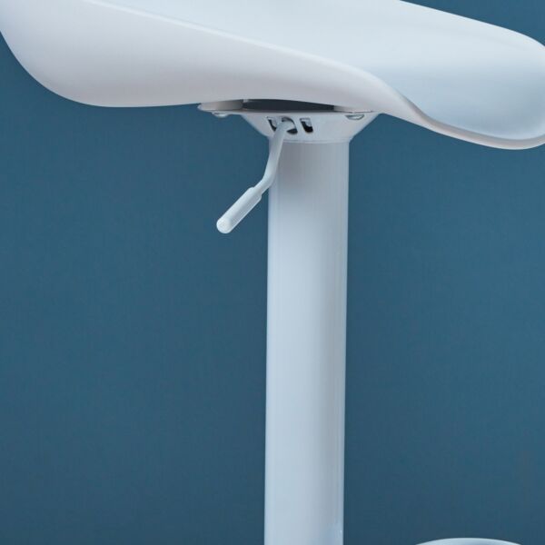 مقعد مرتفع يورك - ابيض