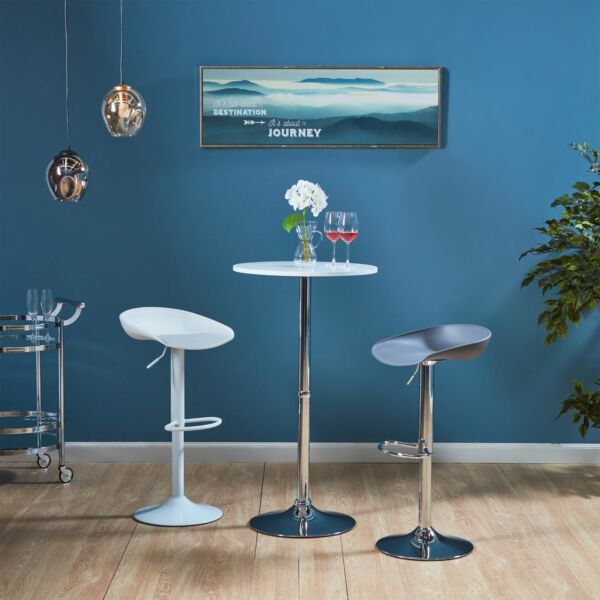 مقعد مرتفع يورك - ابيض