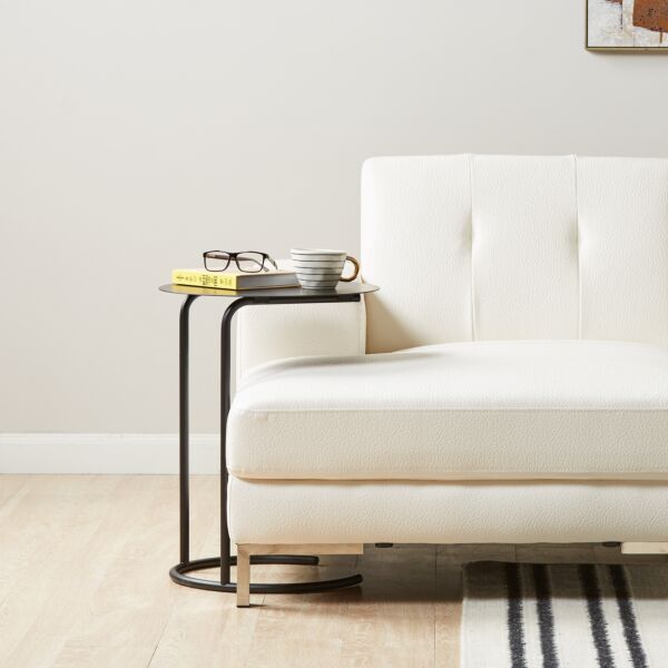 طاولة جانبية بسطح معدني - هاردي