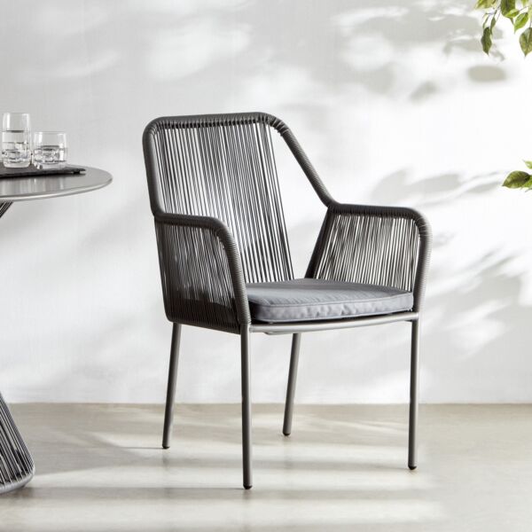 كرسي جلسة خارجية إيج - رمادي