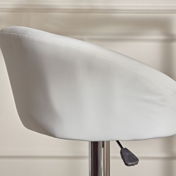 مقعد مرتفع فروست بابريكا - ابيض