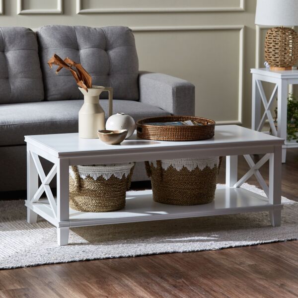 طاولة قهوة - ماريلاند - ابيض
