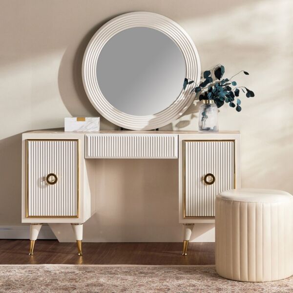 مرآة طاولة تزيين - توريا