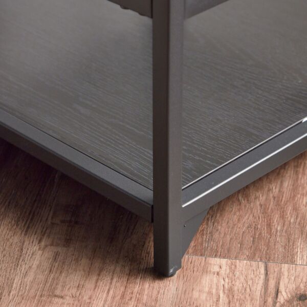 طاولة جانبية بسطح زجاجي - برامبتون