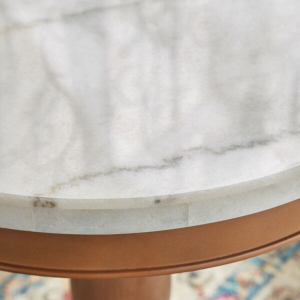 طاولة جانبية بسطح رخامي - ألكسندرا