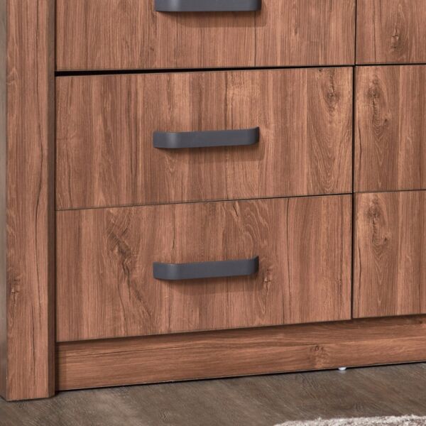 طاولة تزيين 6 أدراج ميدلي - بني