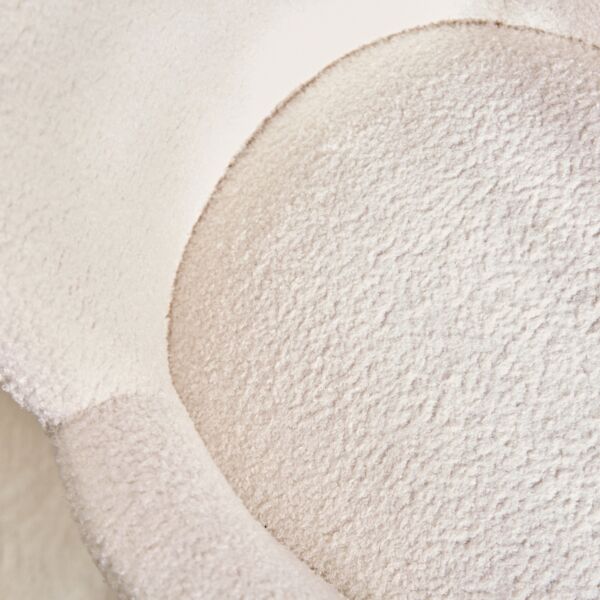 كرسي دراسة بوكليه بنمط سحاب جوش - كريمي