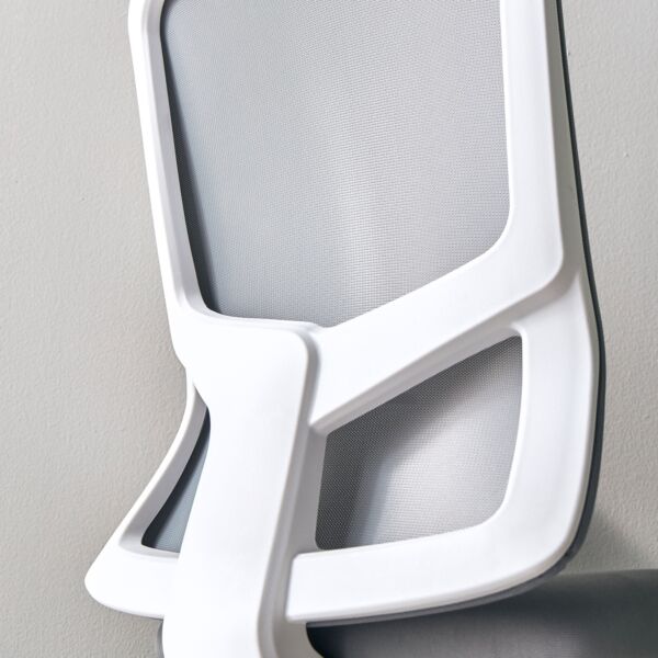 كرسي مكتب إيفان - ابيض ورمادي