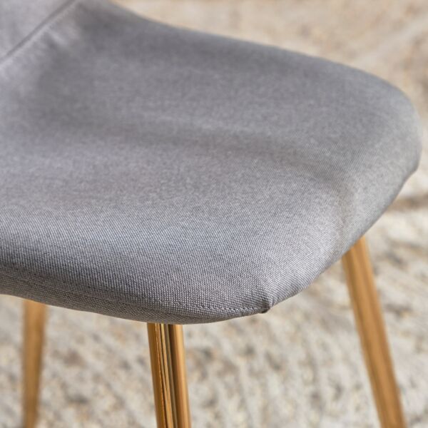 كرسي طاولة طعام ويلماز - رمادي