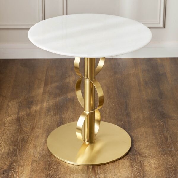 طاولة جانبية بسطح رخام - إيفرين