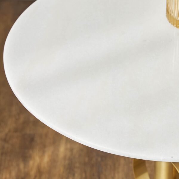 طاولة جانبية بسطح رخام - إيفرين