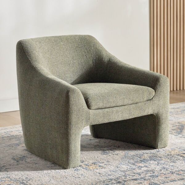 كرسي قماش بمساند ذراعين - تولين