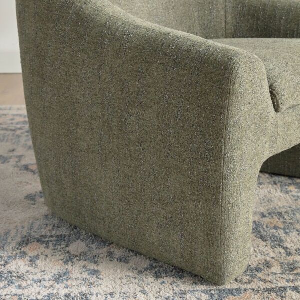 كرسي قماش بمساند ذراعين - تولين