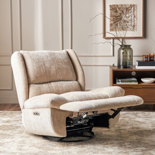 كرسي استرخاء هزاز كهربائي قابل للضبط واين - طوبي