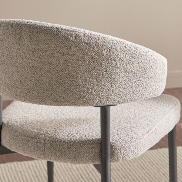 كرسي طاولة طعام إيدينا - بيج