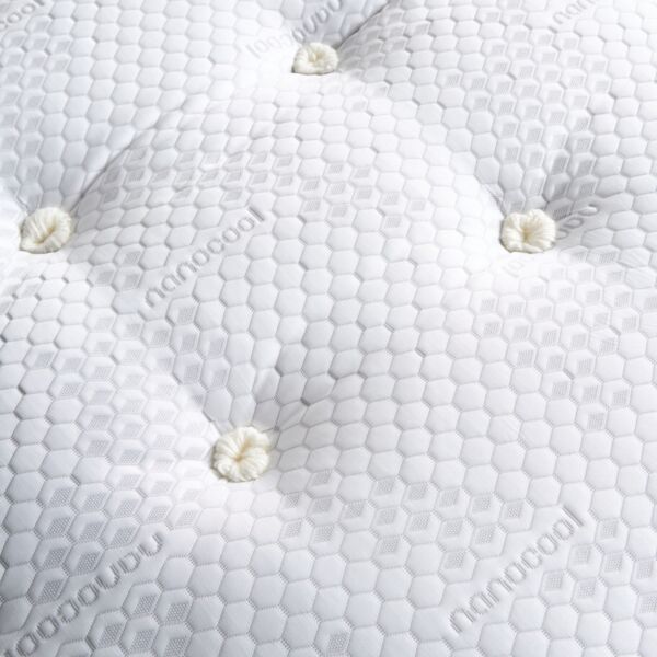 مرتبة فردية ميموري فوم فحم بليس 120x200 سم - ابيض