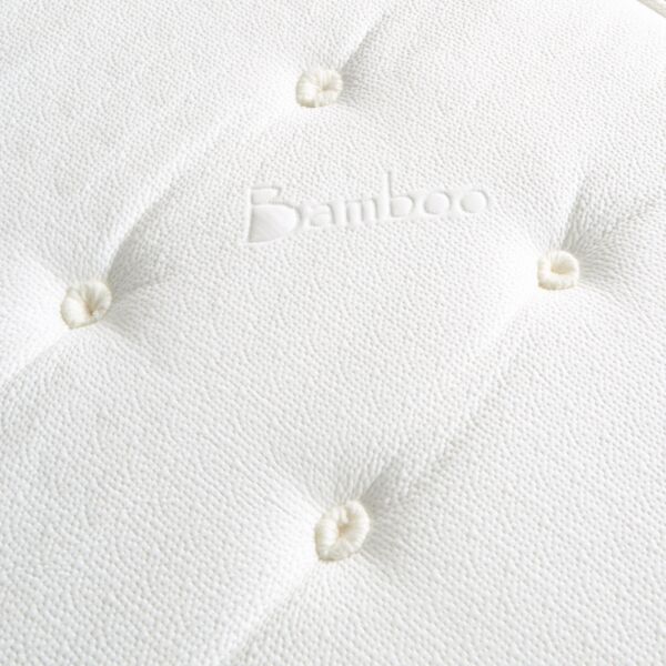 مرتبة جل فيسكو فردية ميموري فوم بمستخلص الشاي الأخضر بليس 120x200 سم - ابيض