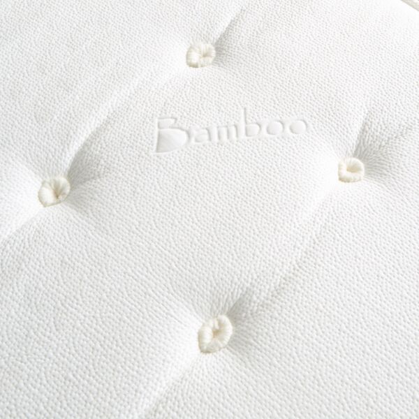 مرتبة جل فيسكو كوين ميموري فوم بمستخلص الشاي الأخضر بليس 160x200 سم - ابيض