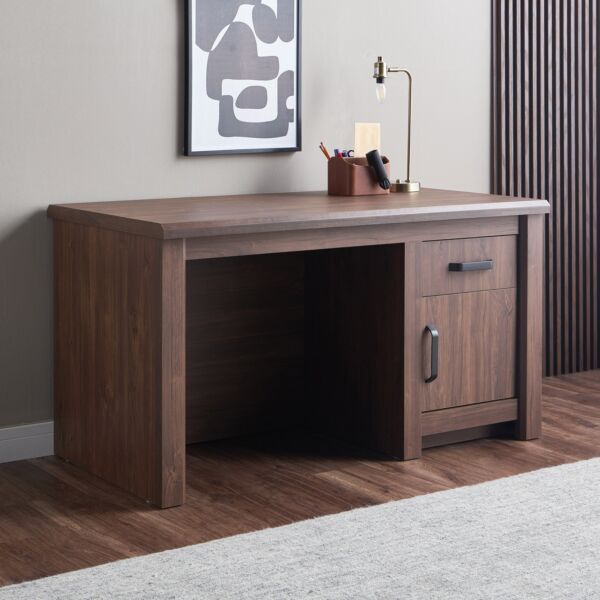 طاولة مكتب ميدلي - جوزي غامق