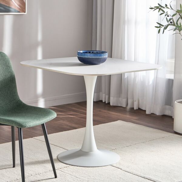 طاولة سفرة بسطح سيراميك لـ 4 مقاعد - مالطاي