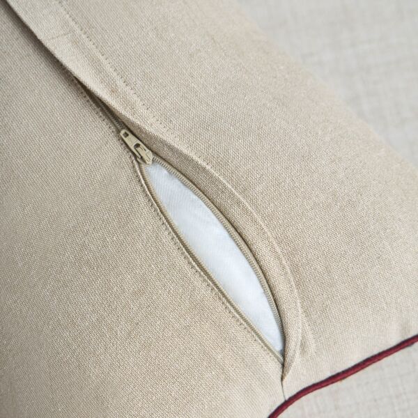 وسادة محشوّة مطرّزة - كورفو - 30x50 سم