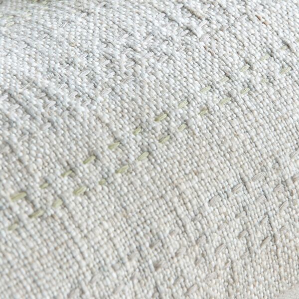 وسادة محشوة مطرزة بغرز آدهيا 30x90 سم - بيج