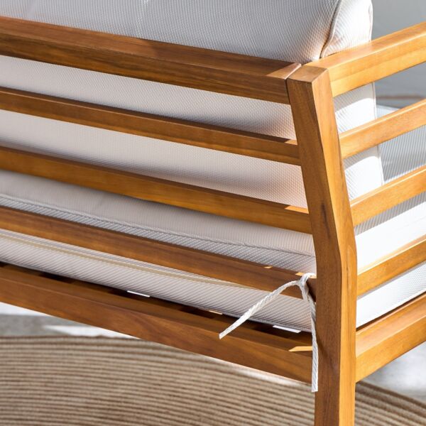 كرسي مفرد زاوية خارجي بمسند يسار ريدينج - بني