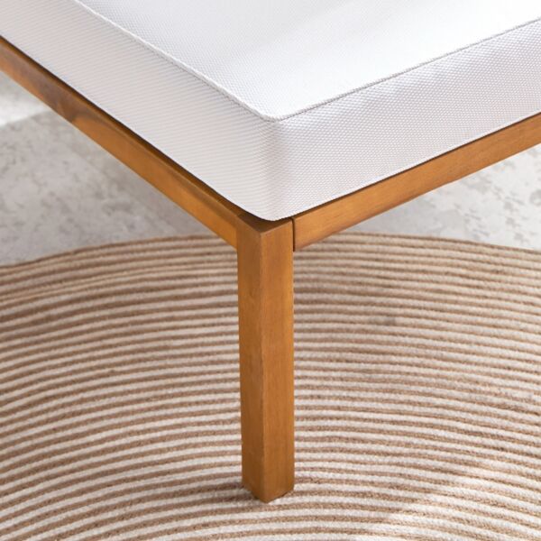 كرسي مفرد خارجية ريدينج - بني