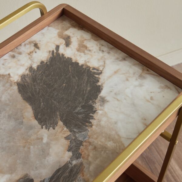 عربة تقديم - أركيد جوزي وذهبي