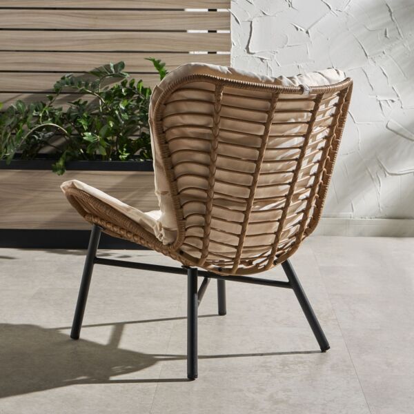 كرسي مفرد خارجي أبلتون - بيج