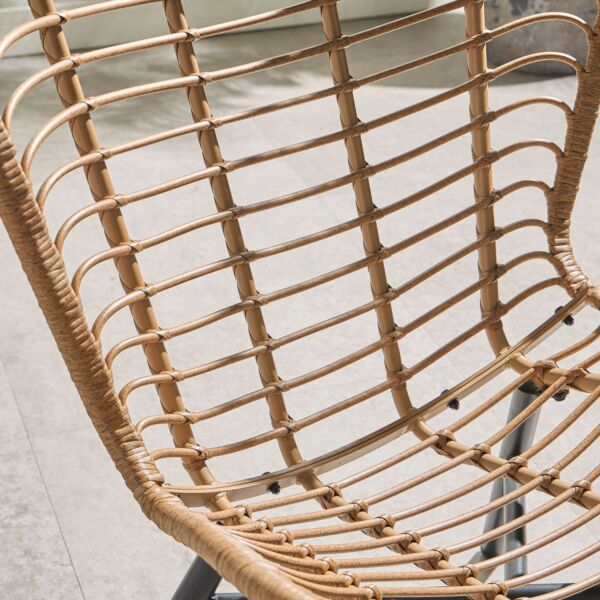 كرسي مفرد خارجي أبلتون - بيج