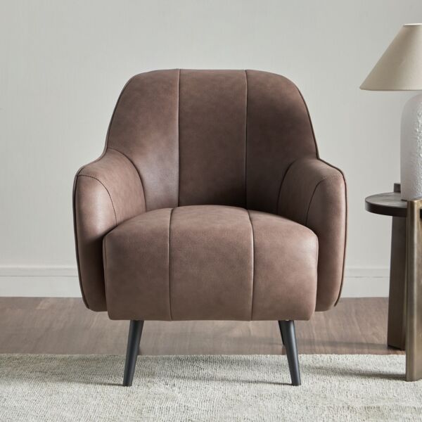 كرسي مفرد ترينفيل - بني