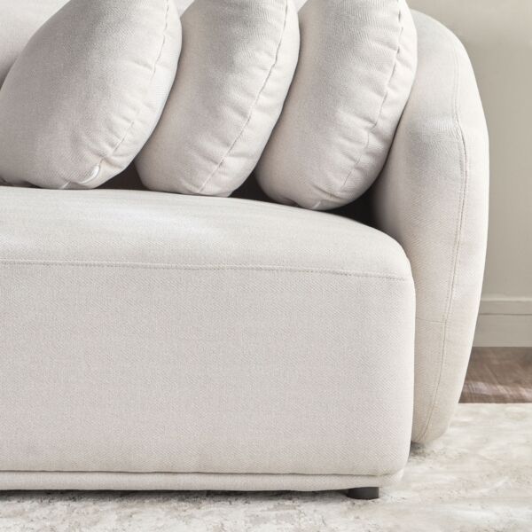 كنب زاوية يسار أدير - بيج