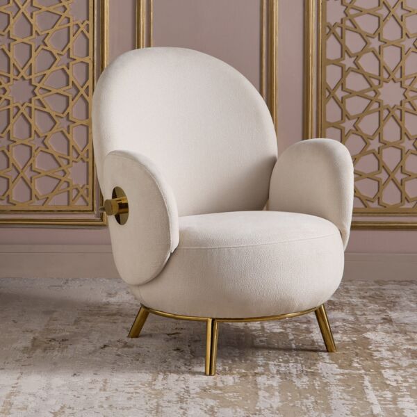 كرسي مفرد أميرة - عاجي