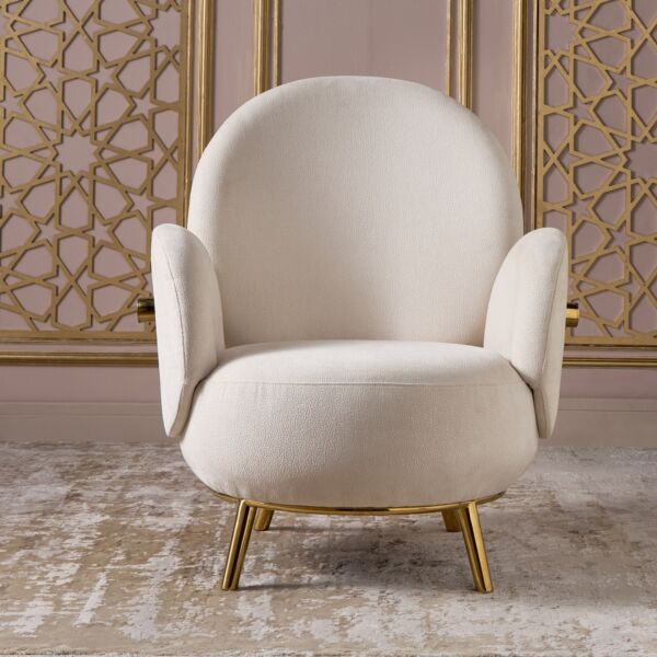 كرسي مفرد أميرة - عاجي