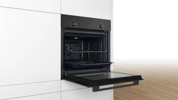 فرن بوش بلت إن كهربائي 66 لتر - أسود