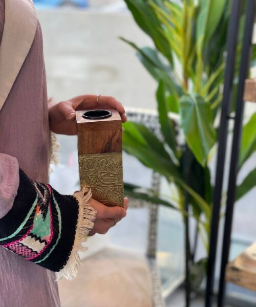 مبخرة حرف عربي خشبي غريناا - حروف اندلسية 