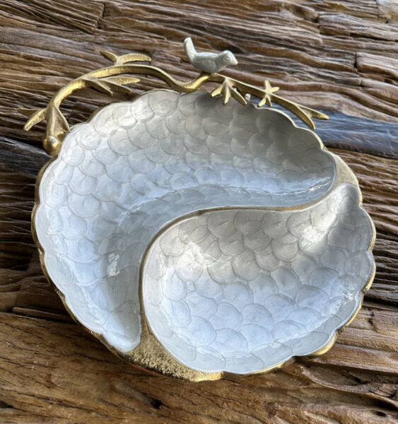 صحن تقديم تشوكليت كلاسي - رمادي