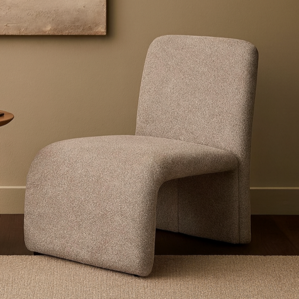 كرسي مفرد اكسو - بيج فاتح ومتعدد الالوان