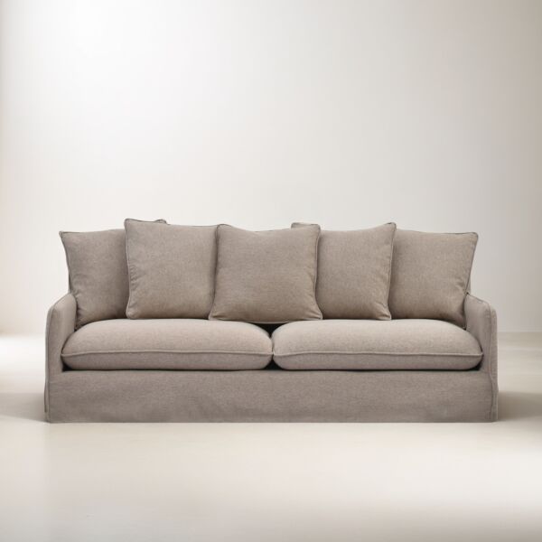 كنبة سولين 3 مقاعد - بيج