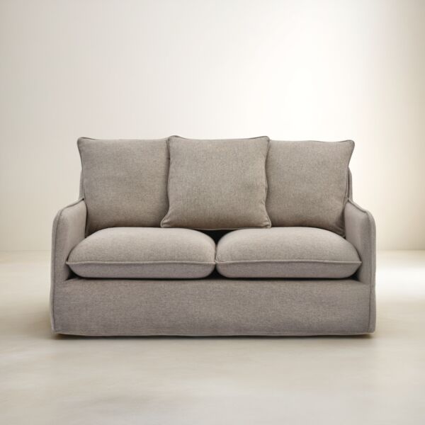 كنبة سولين مقعدين - بيج