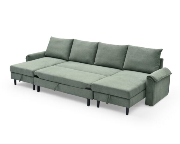 كنبة زاوية كيندر - أخضر