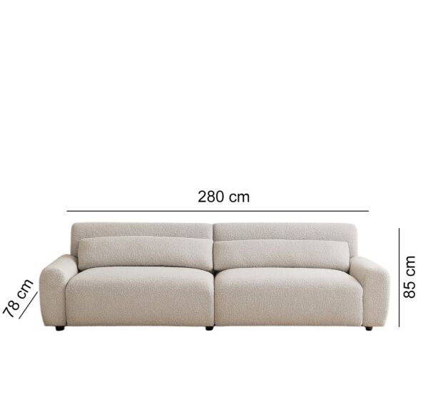 كنبة رباعية إيليت - بيج